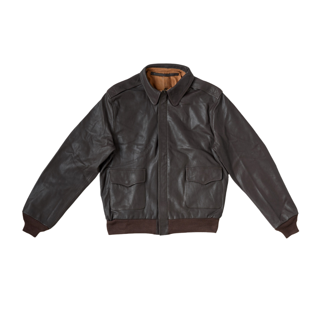 A-2 Flight Jacket – Seal Brown URBAN LEATHER WEAR LTD