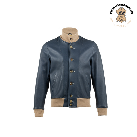 A1 – Vintage Navy Blue Flight Jacket URBAN LEATHER WEAR LTD