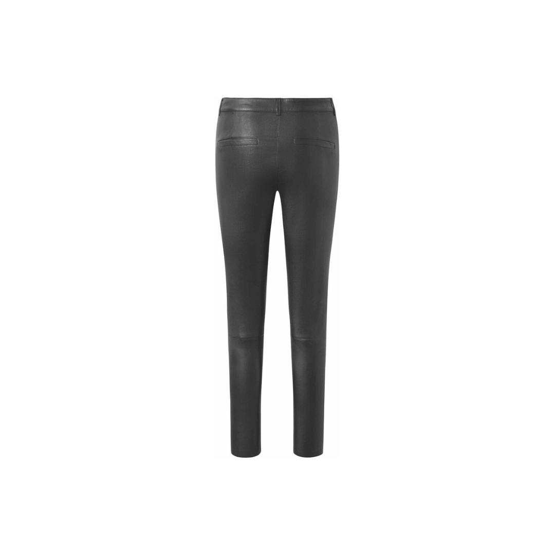 Grey chino stretch leather pant URBAN LEATHER WEAR LTD