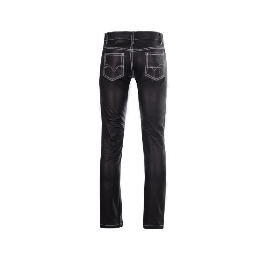 Men Leather Jeans Style Pant URBAN LEATHER WEAR LTD