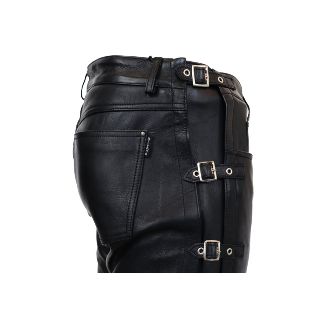 Leather Pants Buckle Pants for Men URBAN LEATHER WEAR LTD