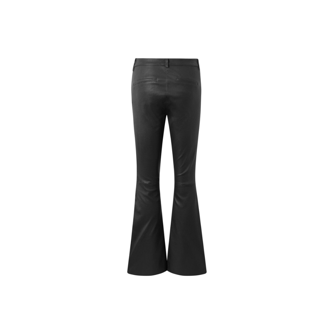Women Leather Bell Bottom Pant URBAN LEATHER WEAR LTD