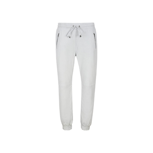 Leather Pants Biker Trouser White URBAN LEATHER WEAR LTD