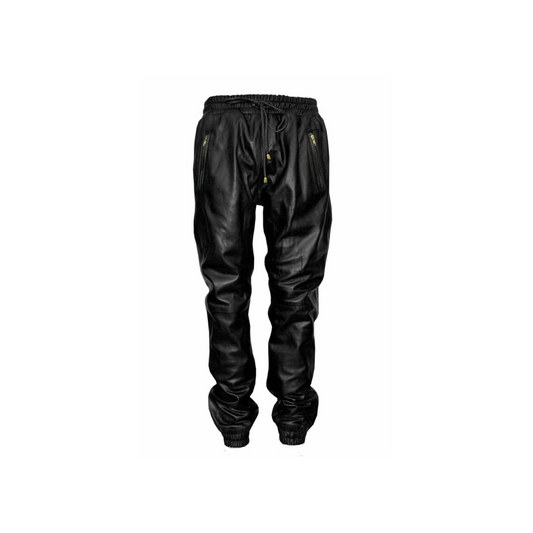 Leather Pant Soft Slim Fit Black Trousers URBAN LEATHER WEAR LTD
