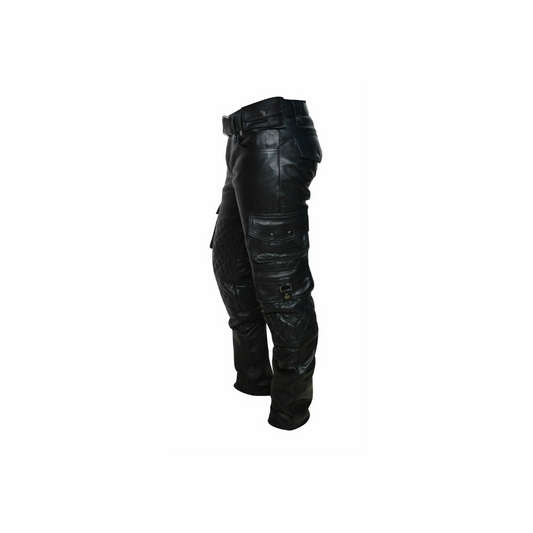 Leather Trousers - Formal Leather Casual Pant URBAN LEATHER WEAR LTD