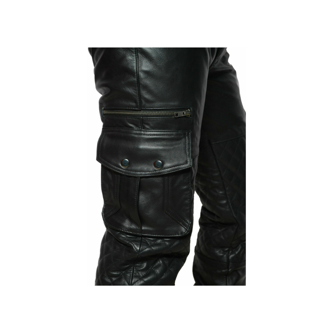 Leather Trousers - Formal Leather Casual Pant URBAN LEATHER WEAR LTD