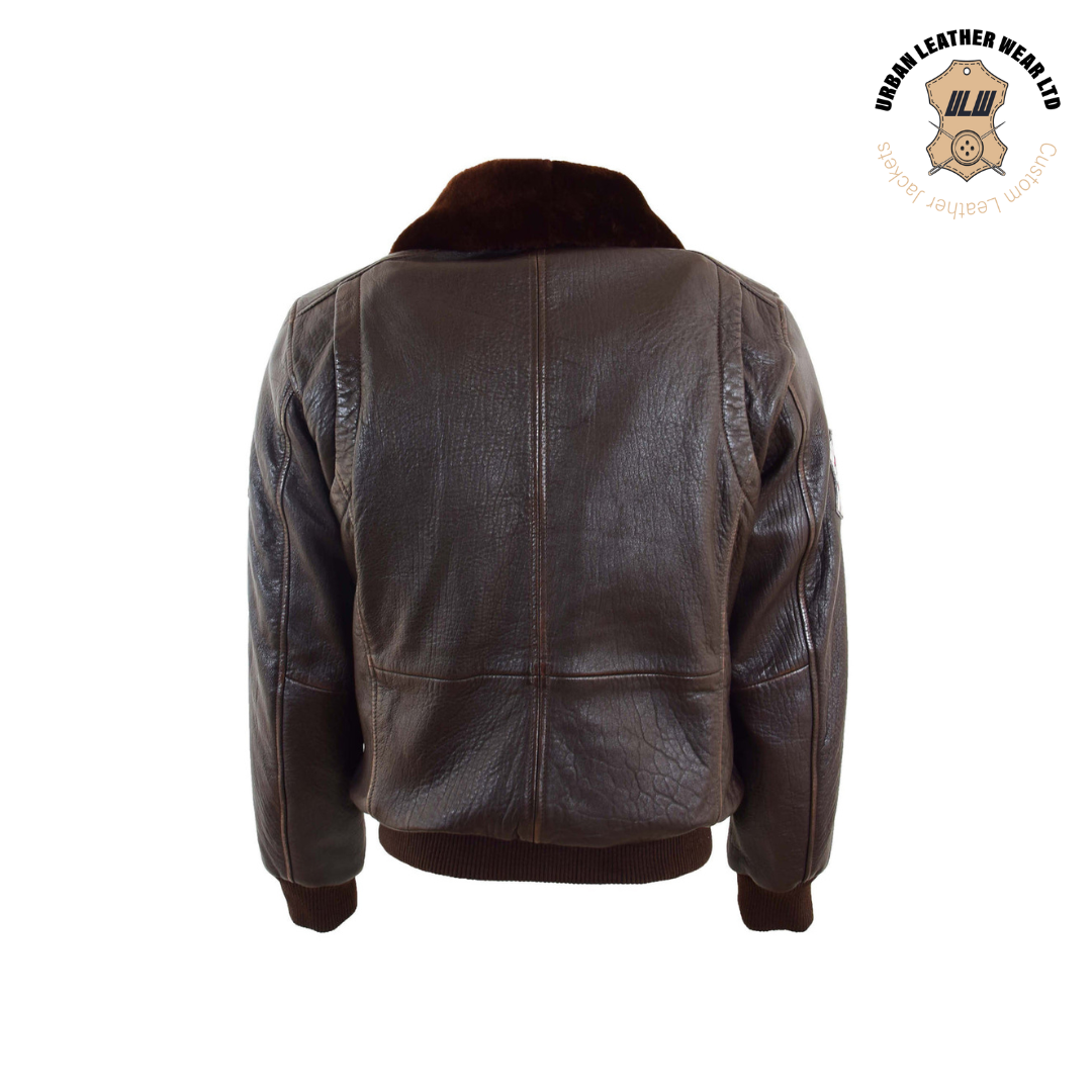 G-1 Bomber Jacket Airforce Badges URBAN LEATHER WEAR LTD