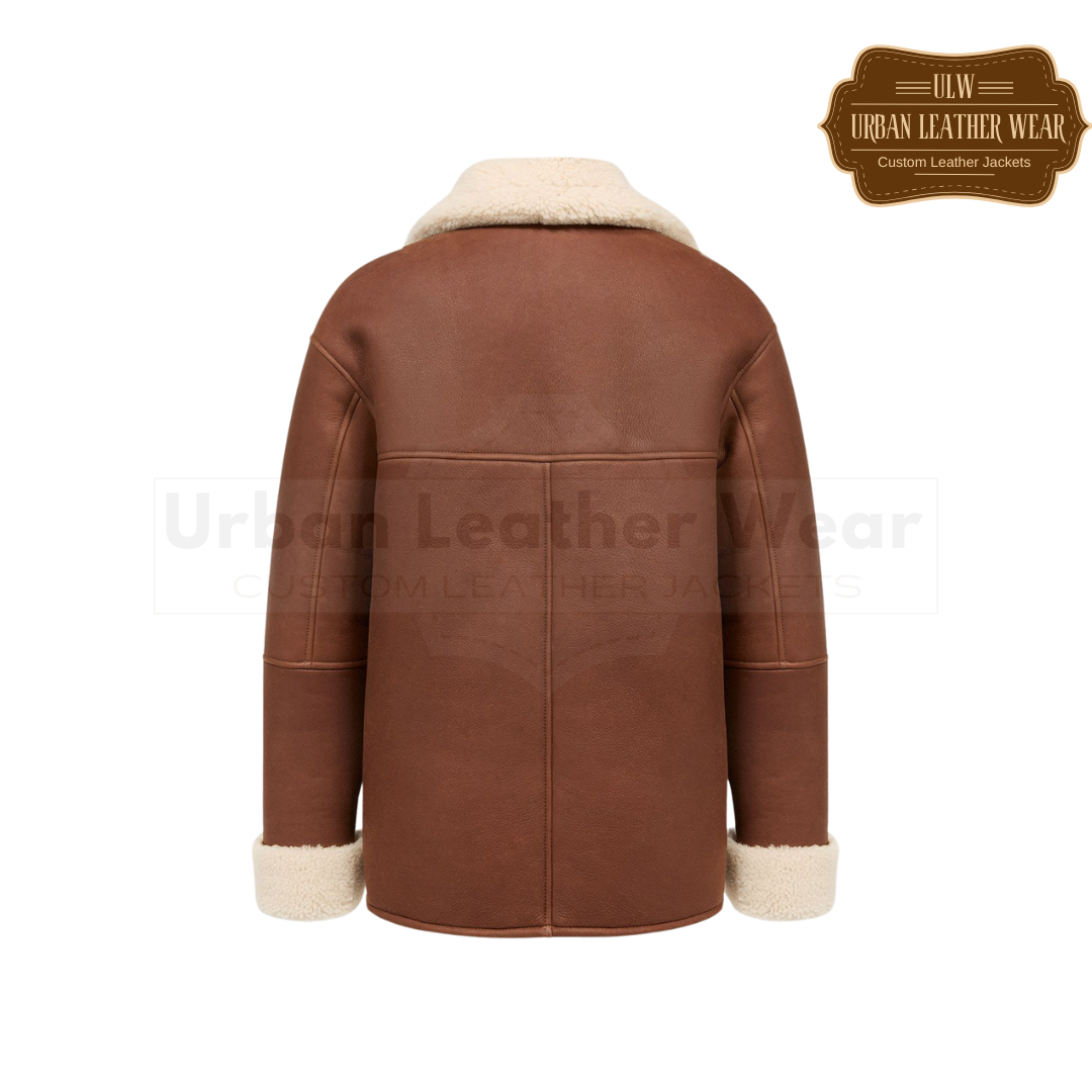 Women Shearling Western Jacket URBAN LEATHER WEAR LTD