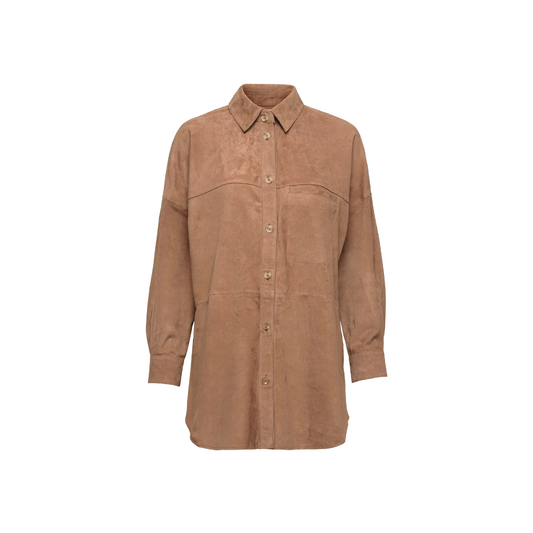 Suede Leather Shirt Women URBAN LEATHER WEAR LTD