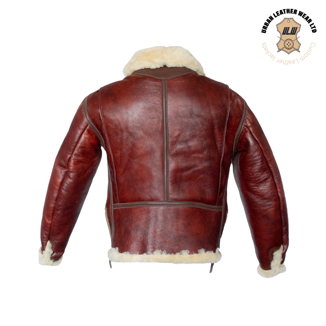 Type B-6 leather Bomber Flight jacket URBAN LEATHER WEAR LTD
