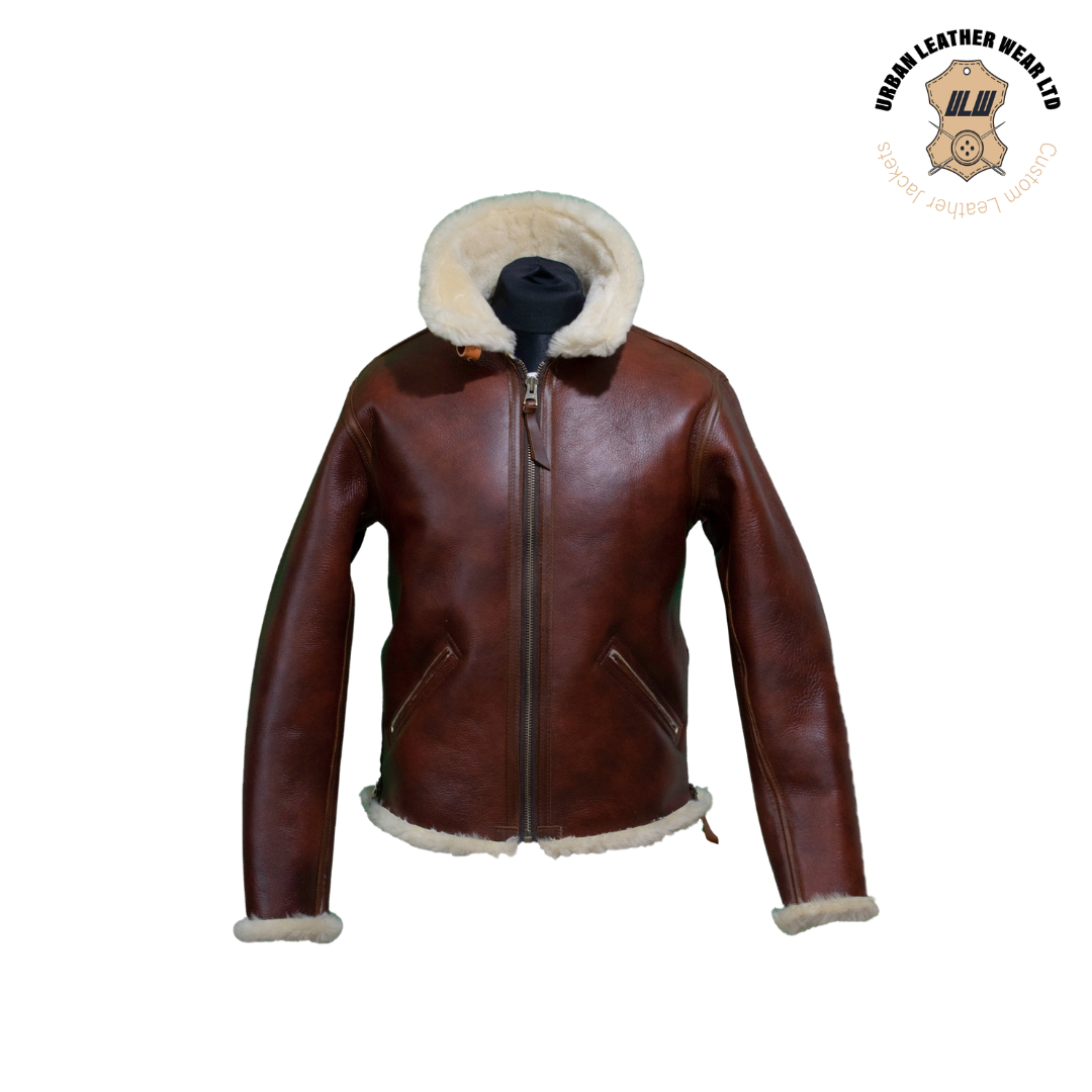 Type B-6 leather Bomber Flight jacket URBAN LEATHER WEAR LTD