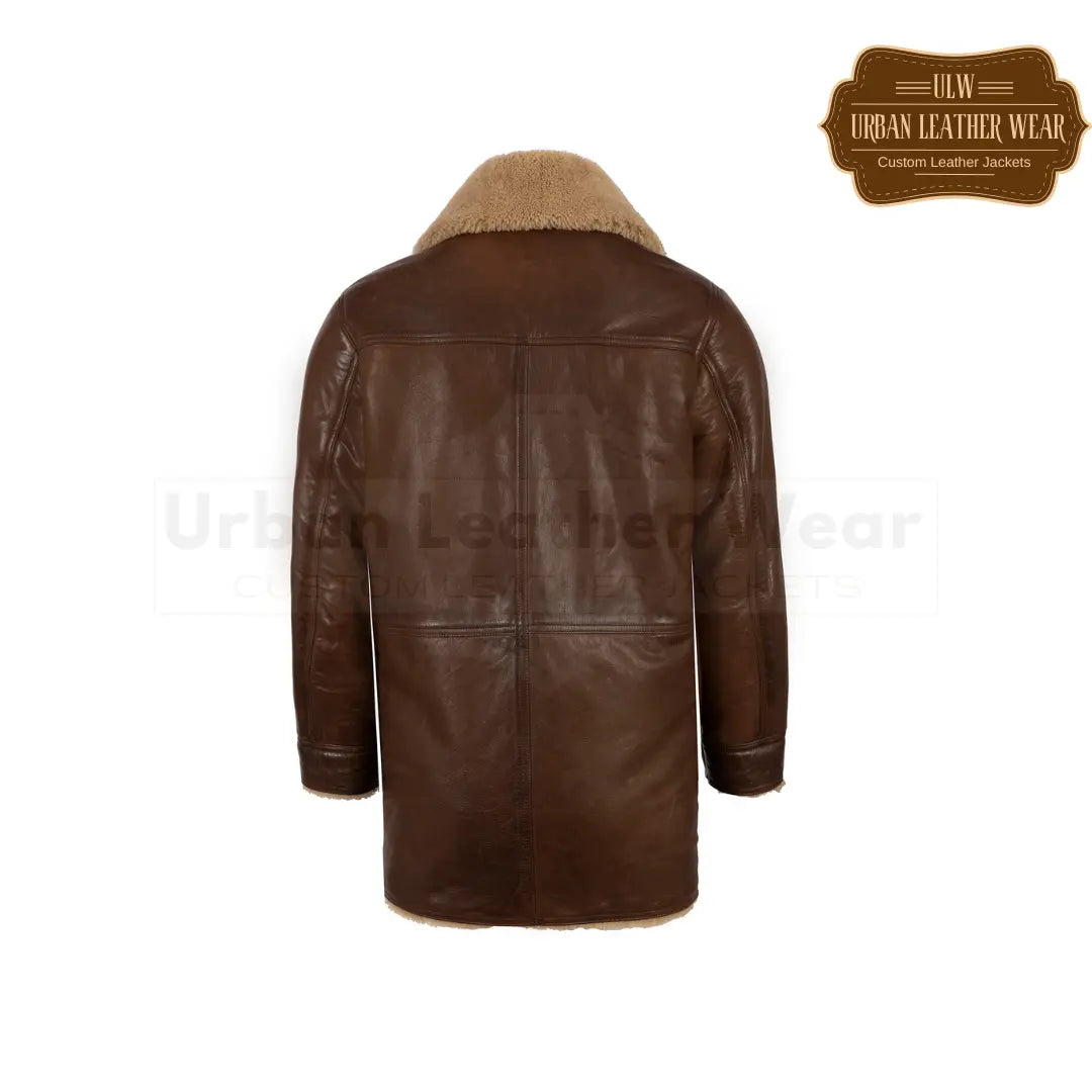 Shop our Vintage Aviator Mens B3 Flight Leather Shearling Bomber Coat.