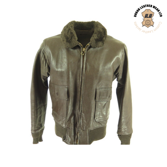 Vintage G-1 Leather Bomber Jacket URBAN LEATHER WEAR LTD