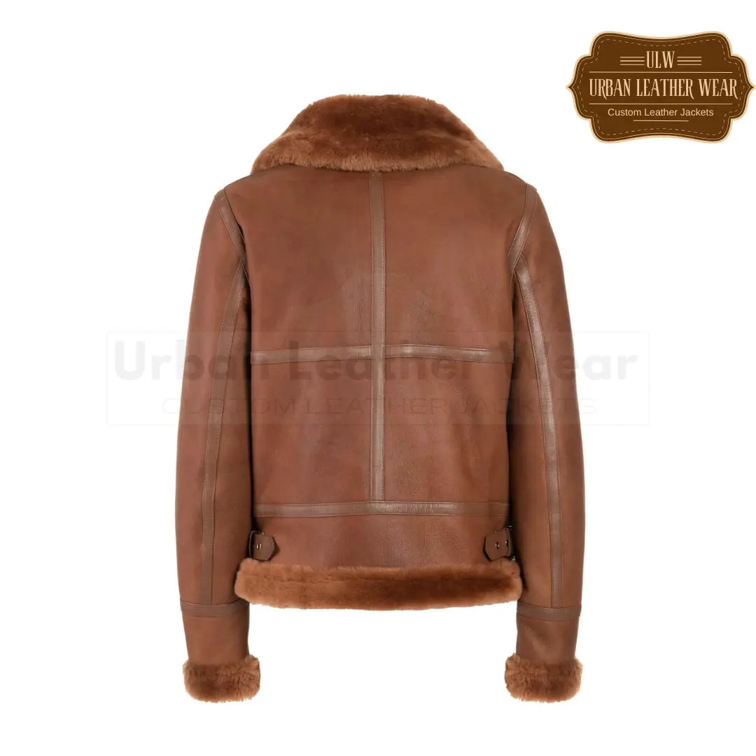 Shop our Women Shearling Zinc Bomber Jacket.