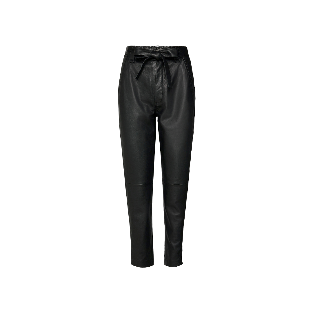 High Waisted leather Trousers URBAN LEATHER WEAR LTD