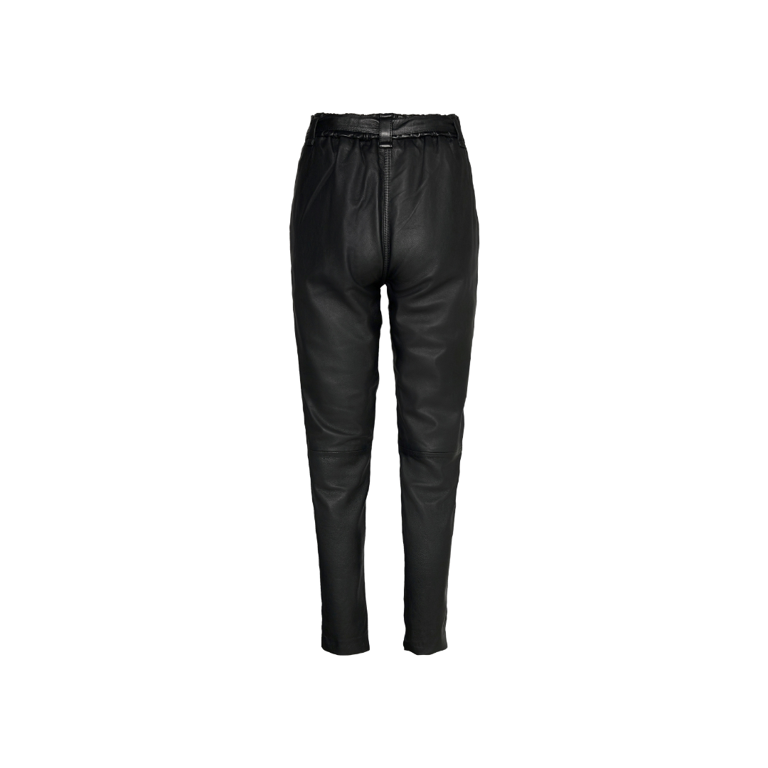 High Waisted leather Trousers URBAN LEATHER WEAR LTD