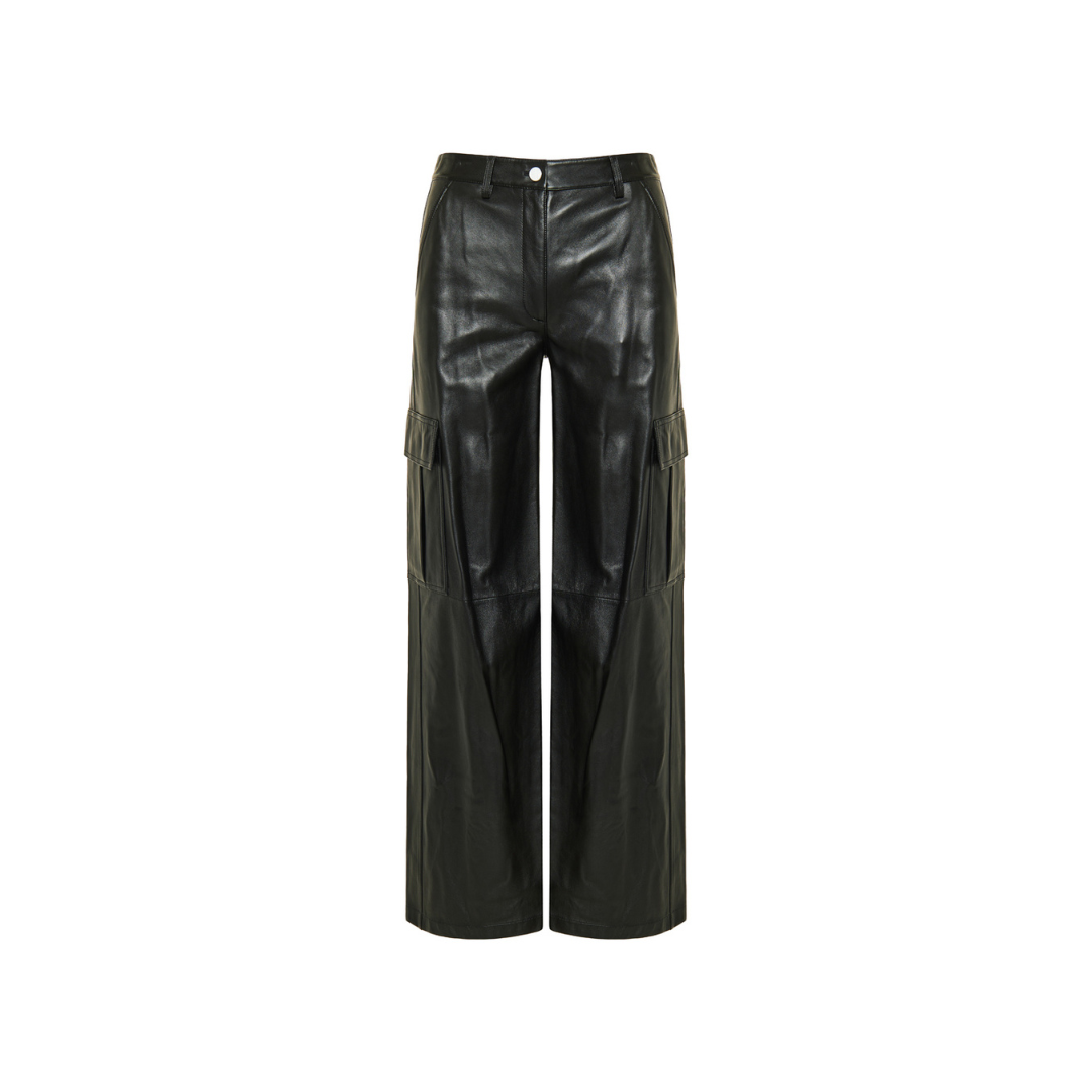 Ladies Leather cargo trousers URBAN LEATHER WEAR LTD