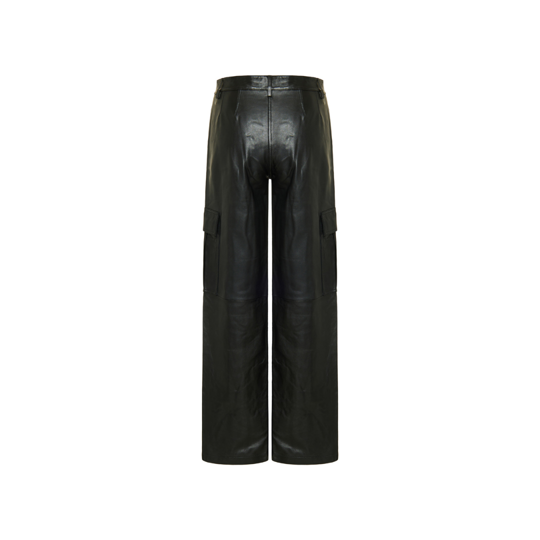 Ladies Leather cargo trousers URBAN LEATHER WEAR LTD
