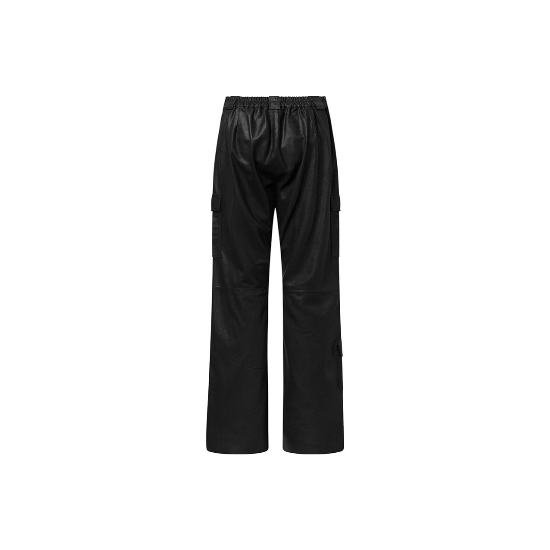 straight fit cargo leather pants URBAN LEATHER WEAR LTD