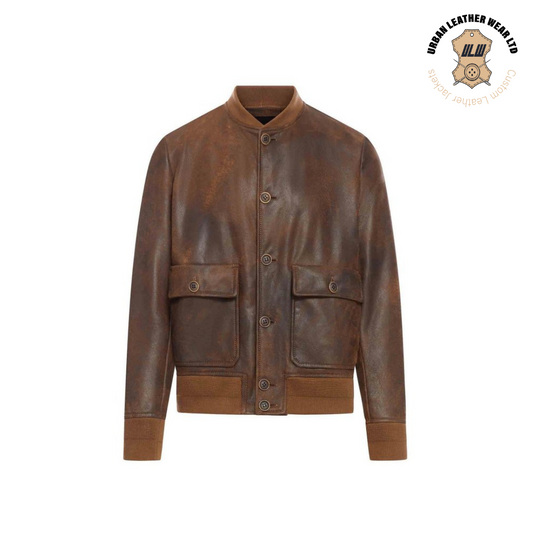 A-1 Bomber Flight Jacket brown URBAN LEATHER WEAR LTD