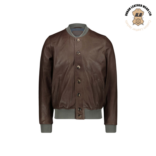 A-1 Real leather Bomber Jacket URBAN LEATHER WEAR LTD