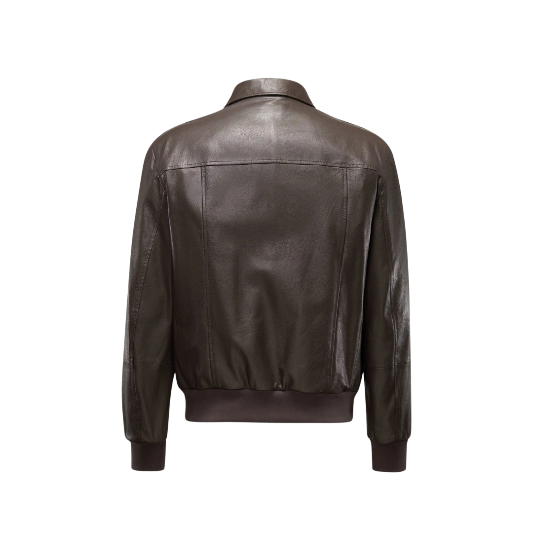 A-2 Leather Jacket Dark Brown URBAN LEATHER WEAR LTD