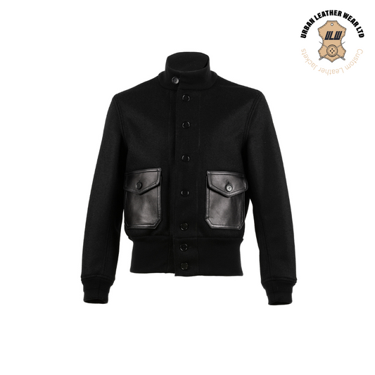 Short Version A-1  Bomber Jacket URBAN LEATHER WEAR LTD