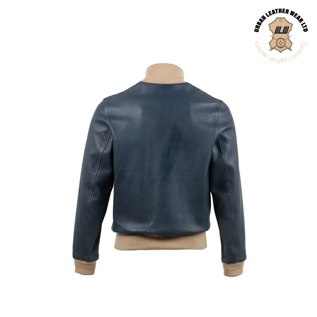A1 – Vintage Navy Blue Flight Jacket URBAN LEATHER WEAR LTD