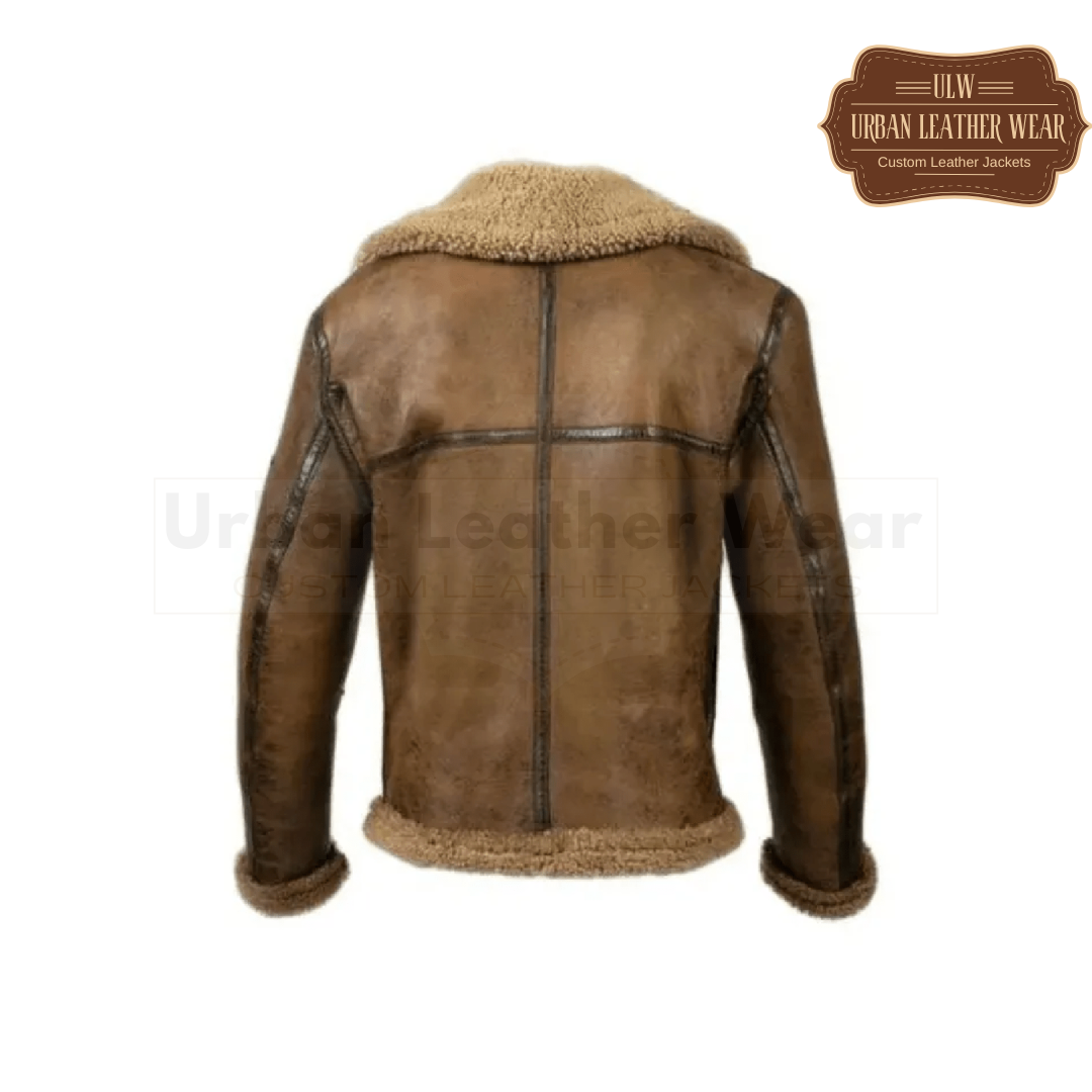 Hollywood superstar Arnold Schwarzenegger with this stunning RAF B6 Shearling Leather Bomber Flying Jacket