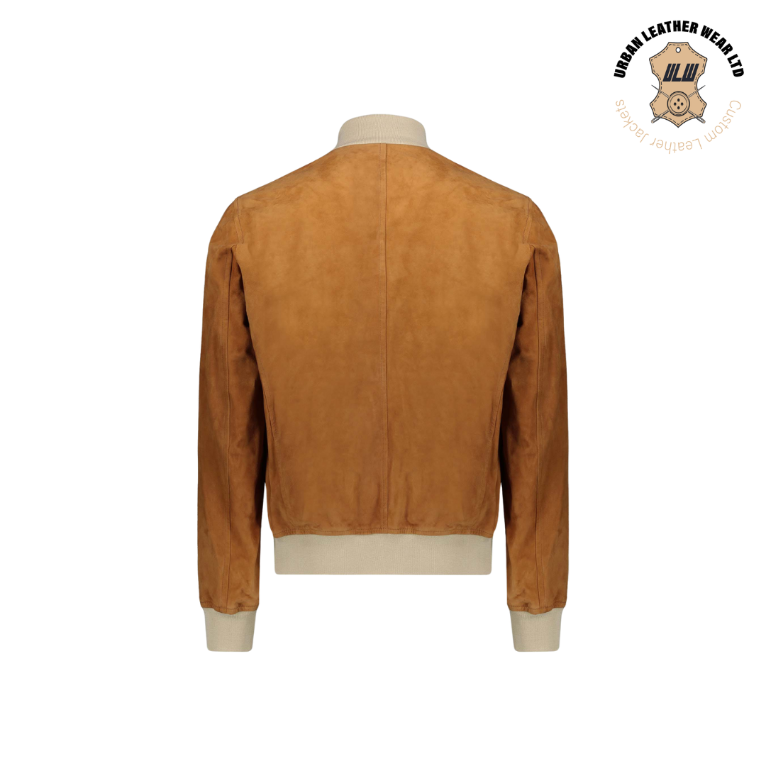 Leather Bomber A1 Jacket brown URBAN LEATHER WEAR LTD