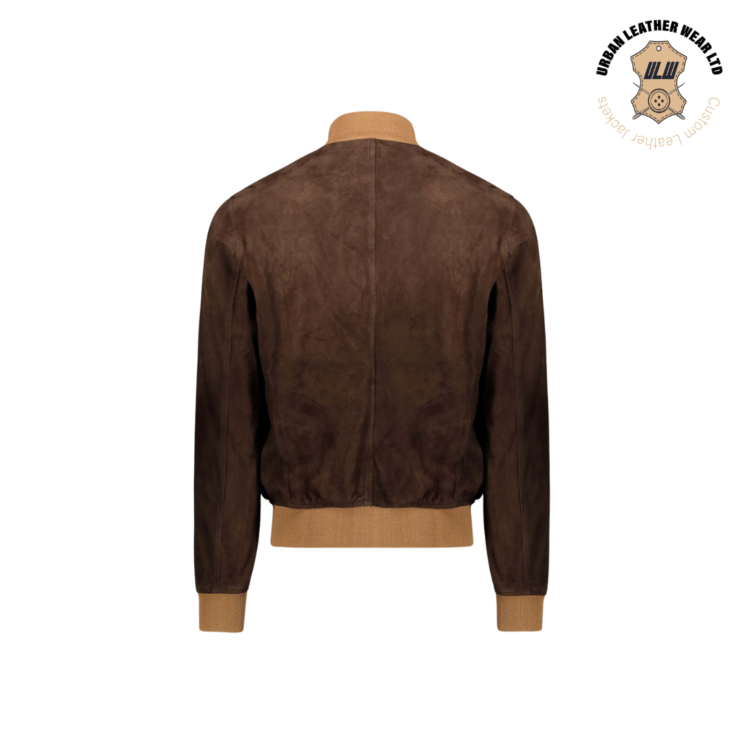 Bomber A1 Jacket chocolate URBAN LEATHER WEAR LTD