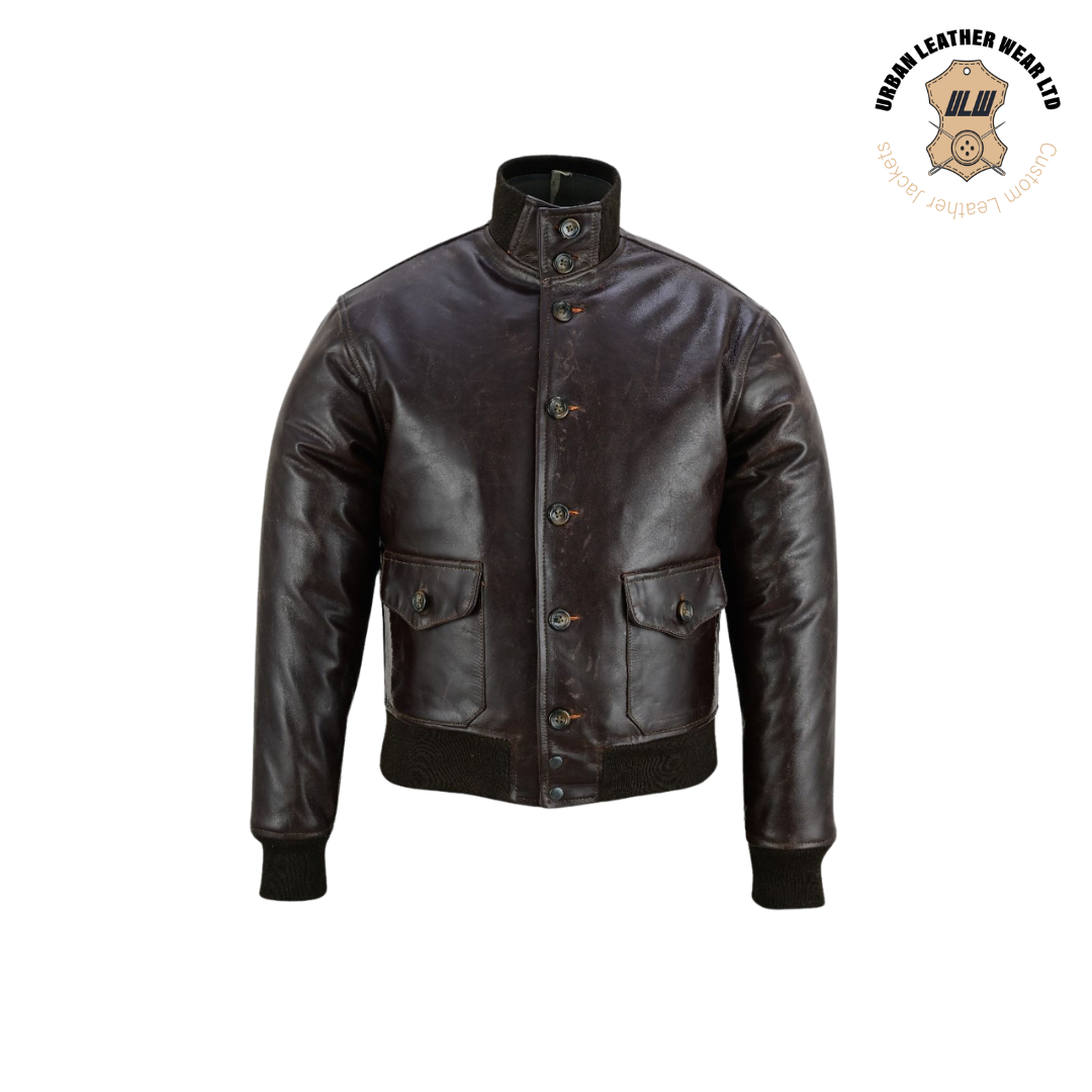 Leather Flight Jacket A-1 URBAN LEATHER WEAR LTD