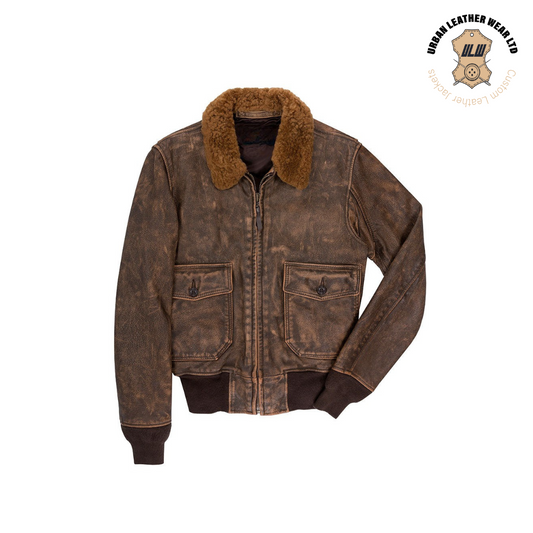 G-1 Bomber Flight Jacket Brown URBAN LEATHER WEAR LTD