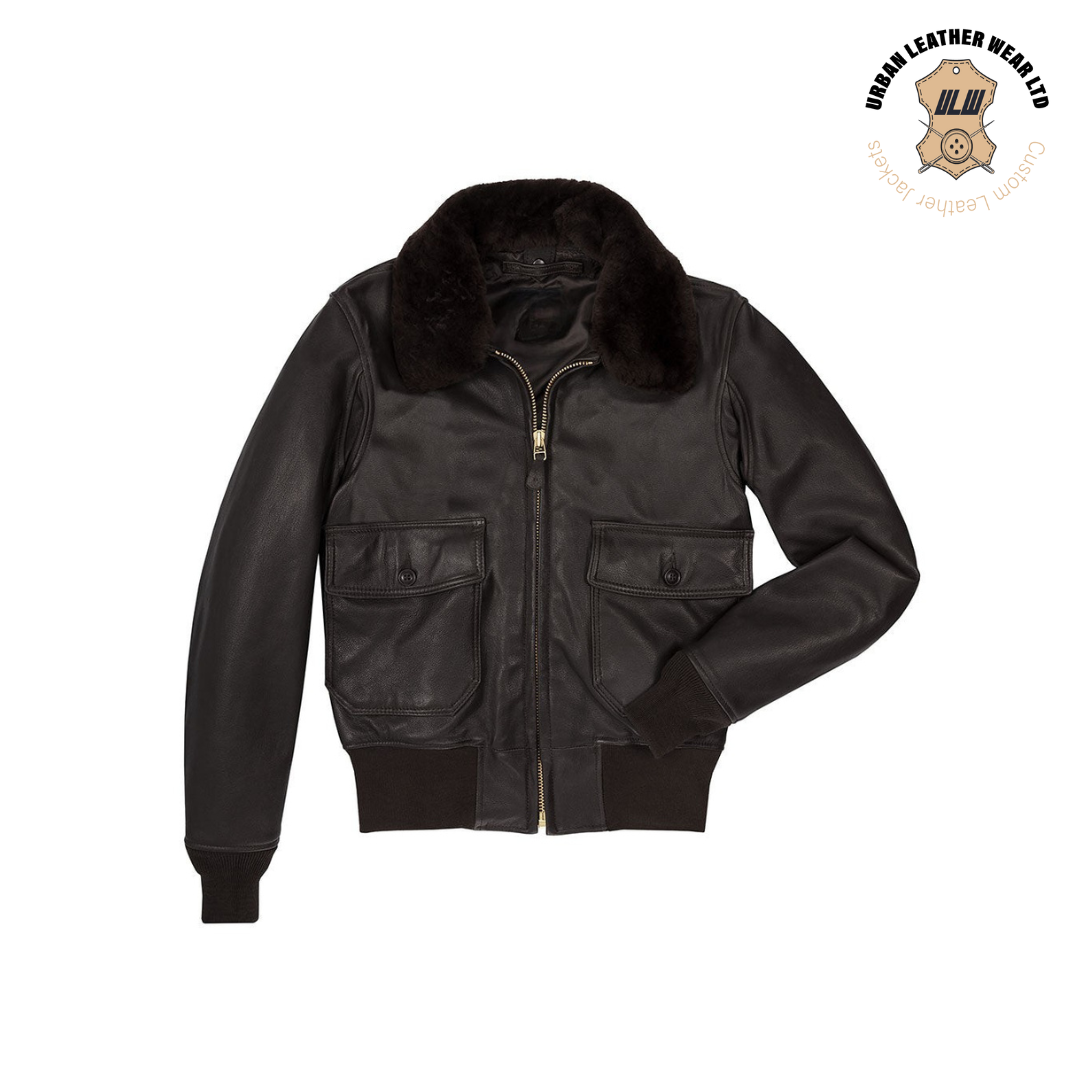 G-1 Flight Jacket with Removable Collar URBAN LEATHER WEAR LTD