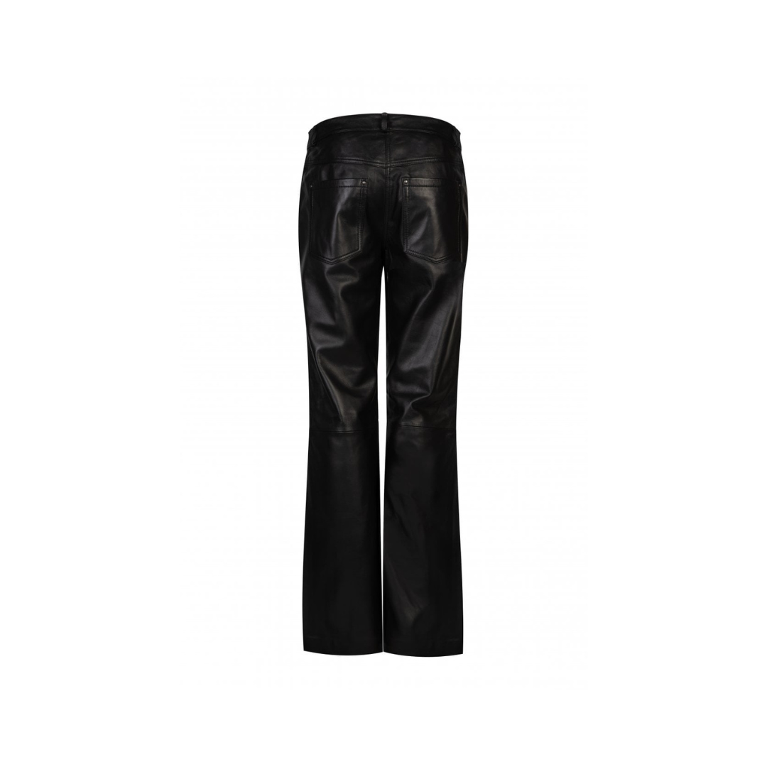Ladies Zip Front Leather Trouser URBAN LEATHER WEAR LTD