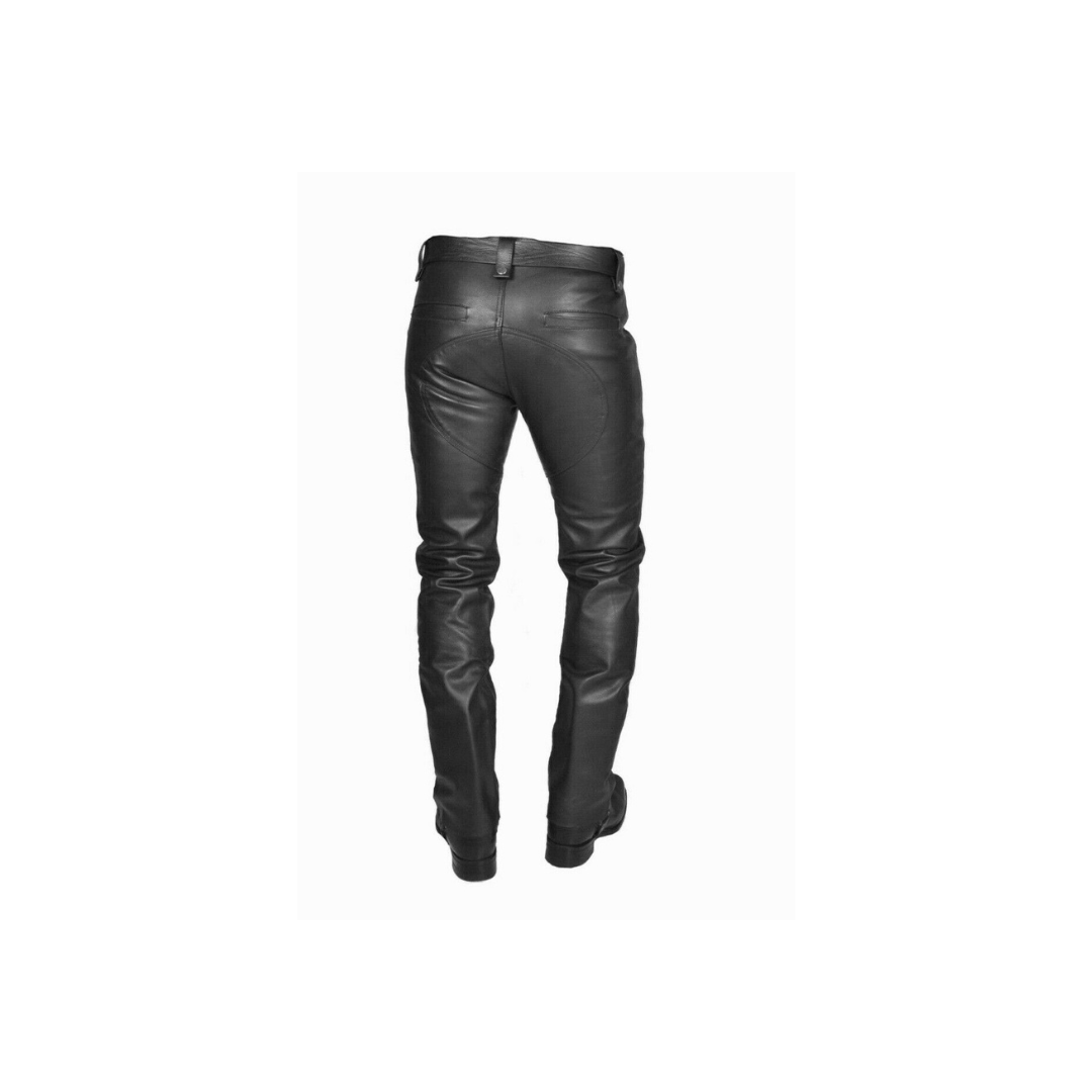 Black Leather Pant - Motorbike Biker Trouser URBAN LEATHER WEAR LTD