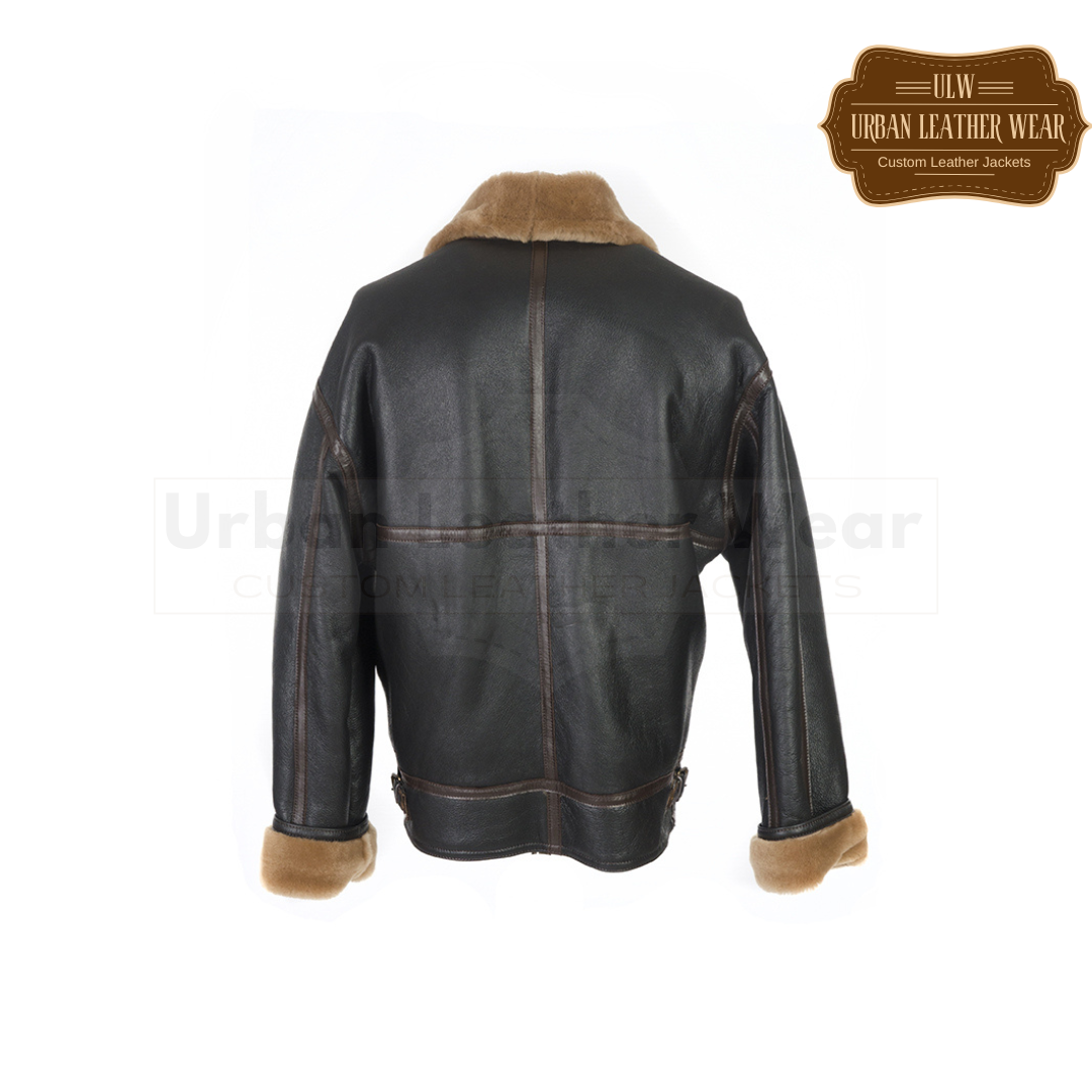 Mens B3 Aviator Flying Leather Jacket URBAN LEATHER WEAR LTD