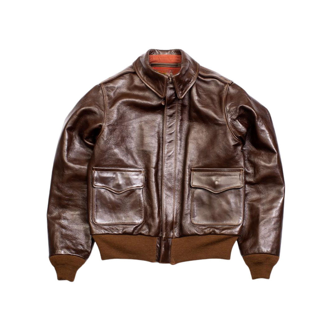 Type A-2 Leather Jacket Seal Brown URBAN LEATHER WEAR LTD