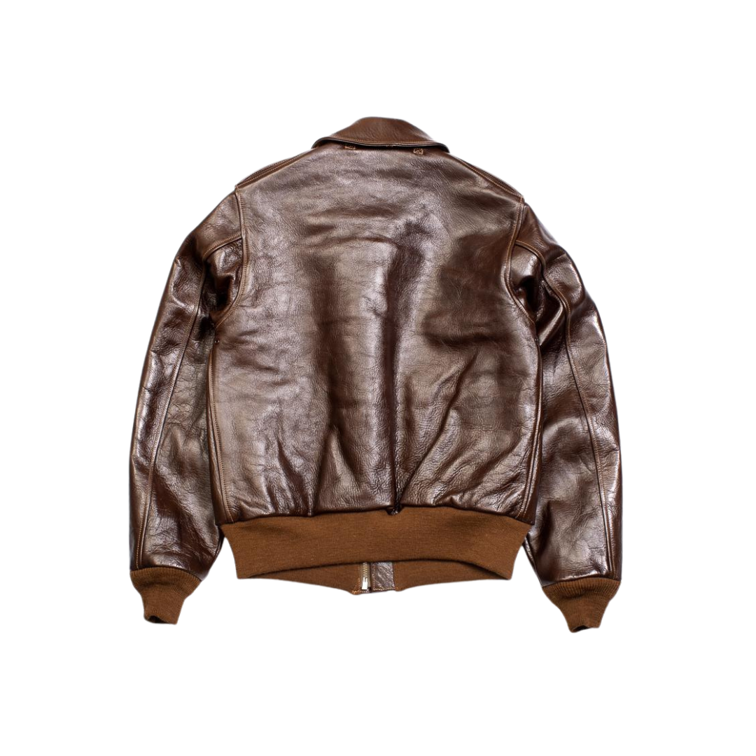 Type A-2 Leather Jacket Seal Brown URBAN LEATHER WEAR LTD