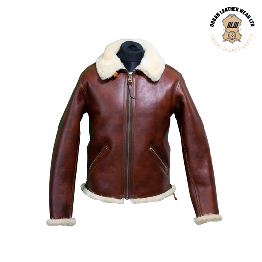 Type B-6 leather Bomber Flight jacket URBAN LEATHER WEAR LTD