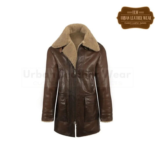 Shop our Vintage Aviator Mens B3 Flight Leather Shearling Bomber Coat. 