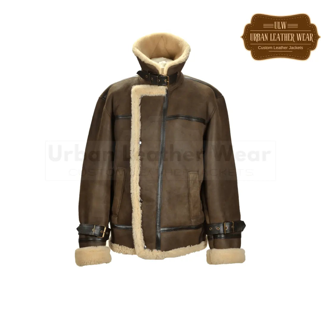 Shop our Vintage Shearling Flying Jacket for women! Made from high-quality shearling