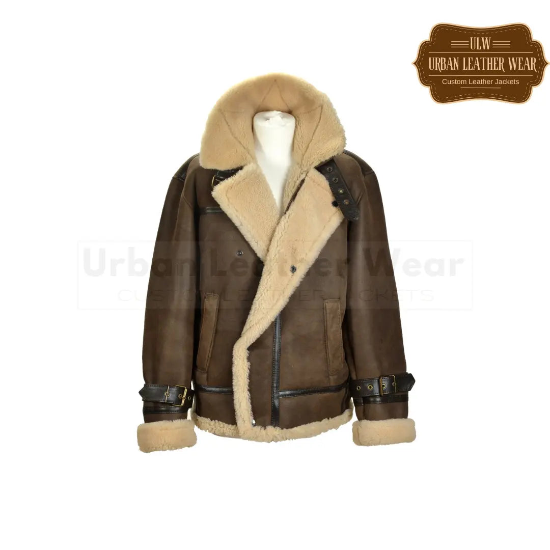 Shop our Vintage Shearling Flying Jacket for women! Made from high-quality shearling