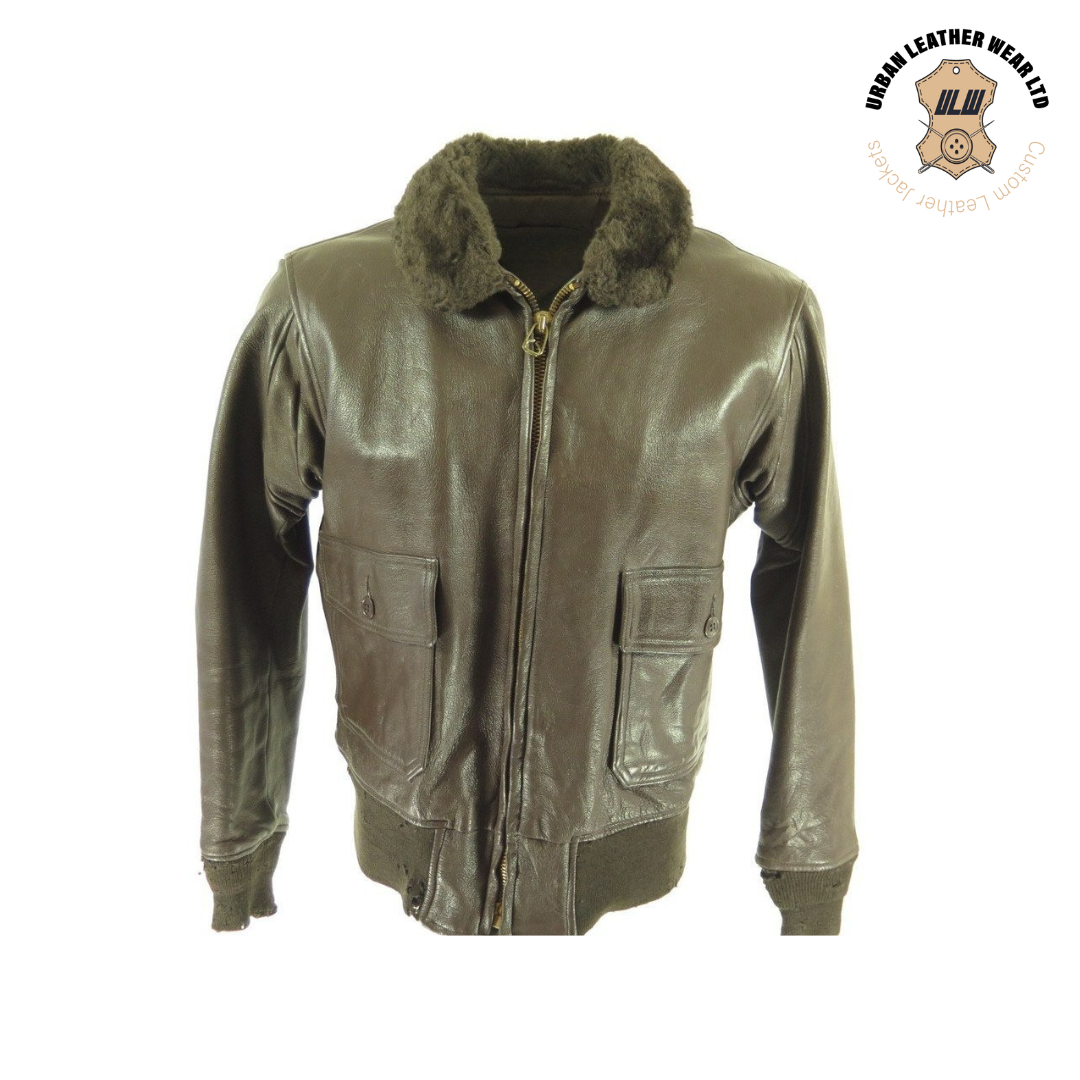 Vintage G-1 Leather Bomber Jacket URBAN LEATHER WEAR LTD