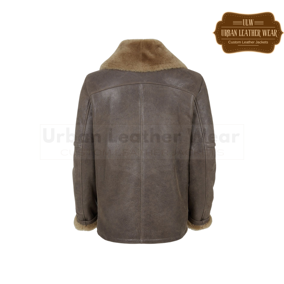 Women Aviator Shearling Leather Jacket URBAN LEATHER WEAR LTD