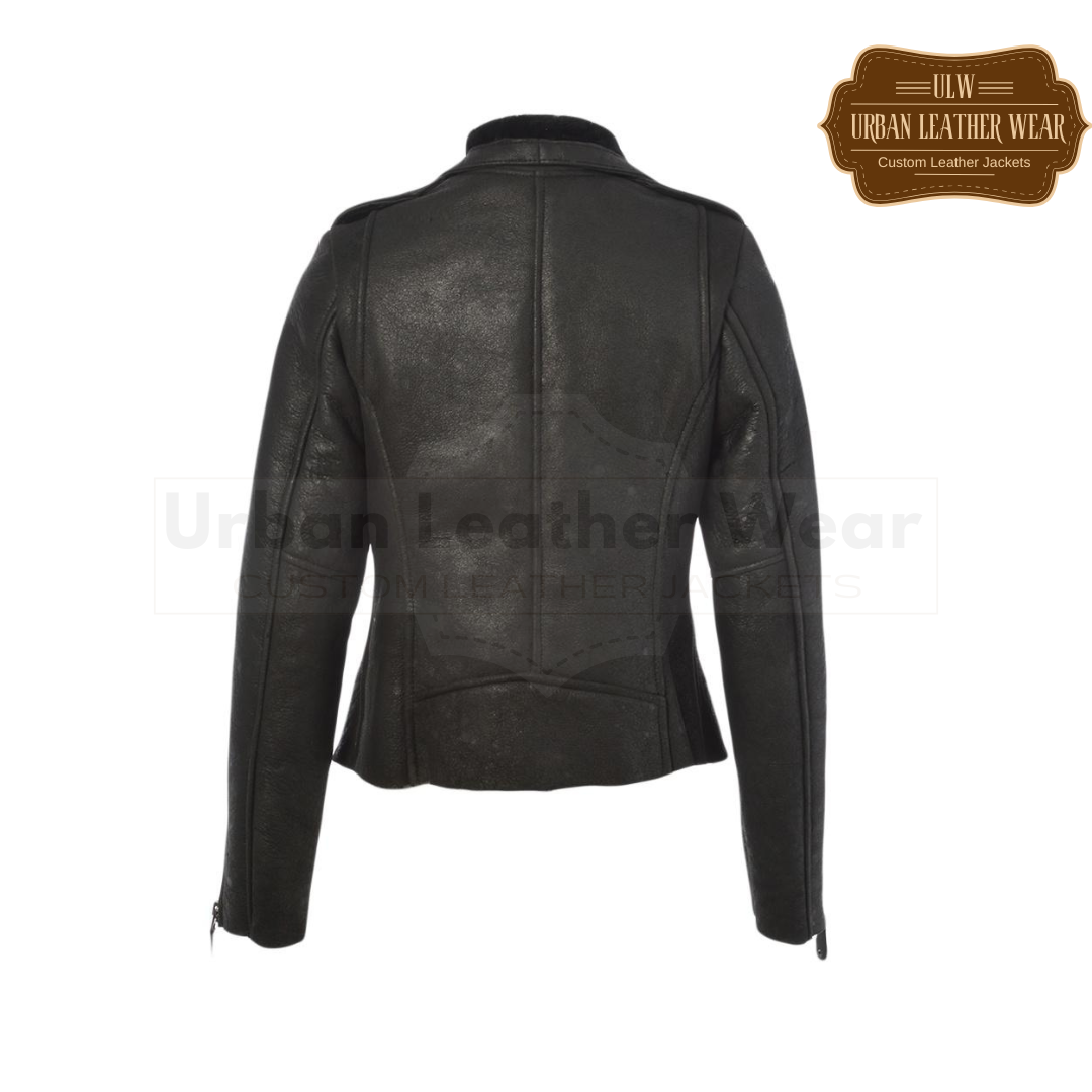 Buy our Women Shearling Leather Pilot Aviator Jacket.