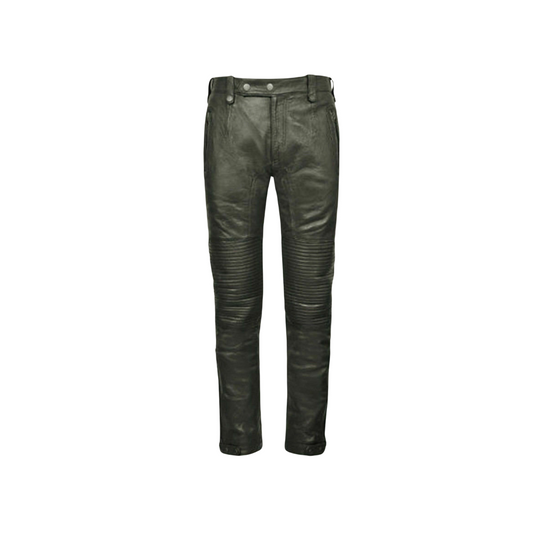 Leather Bikers Pants Leather Quilted Knees URBAN LEATHER WEAR LTD