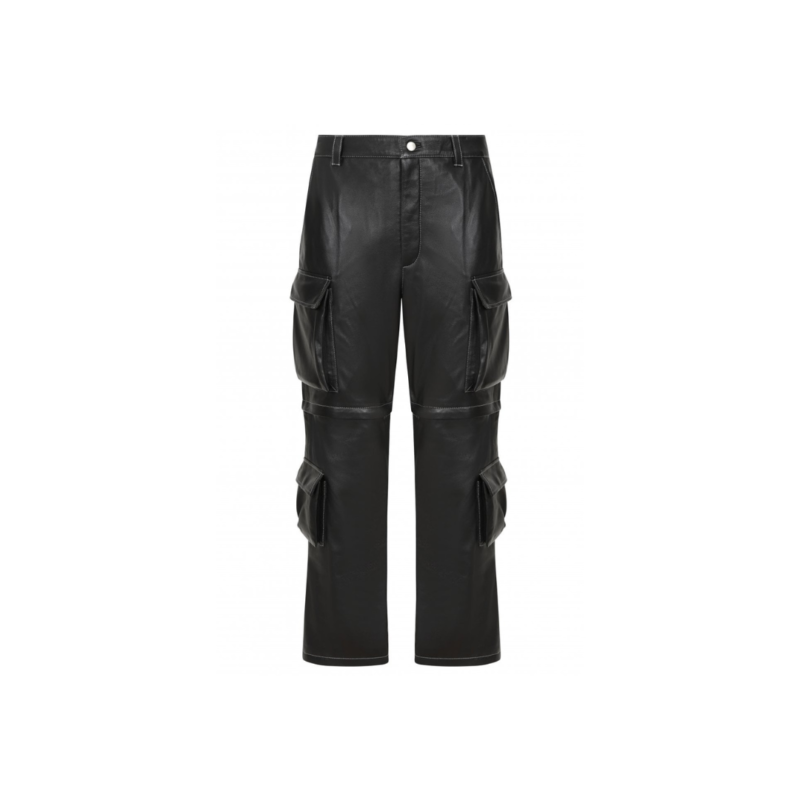 2-IN-1 Leather Cargo Trousers | Urban Leather Wear