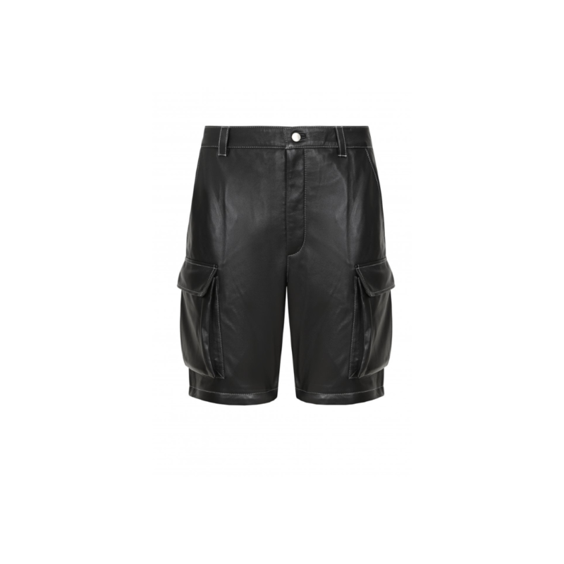 2-IN-1 Leather Cargo Trousers | Urban Leather Wear