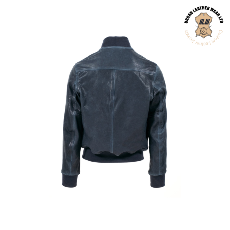 A-1 Flight Bomber Jacket Navy Blue | Urban Leather Wear